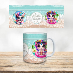 Tasse weiß glänzend